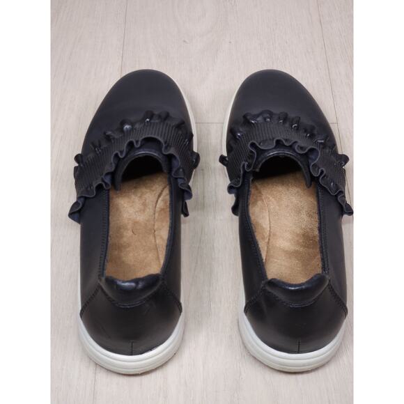 Earth Origins “Ellis” Black Slip-On Flats – Size 6 – Comfort Cushion Insole - Picture 5 of 12